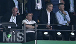 23.05.2026, Fussball DFB-Pokal 2025/2026, Finale, FC Bayern München - VfB Stuttgart, im Olympiastadion Berlin. v.l. Ehren-Präsident Uli Hoeneß (FC Bayern München, Hoeness), Sportvorstand Max Eberl (Bayern München), Vorstandsvorsitzender Jan-Christian Dreesen (FC Bayern München) und Präsident Herbert Hainer (FC Bayern) 

