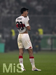 23.05.2026, Fussball DFB-Pokal 2025/2026, Finale, FC Bayern München - VfB Stuttgart, im Olympiastadion Berlin. Chema Andres Baixauli Jose Maria (Stuttgart) ist enttäuscht

