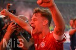 23.05.2026, Fussball DFB-Pokal 2025/2026, Finale, FC Bayern München - VfB Stuttgart, im Olympiastadion Berlin. Joshua Kimmich (FC Bayern München) jubelt.

