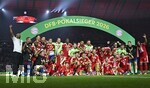 23.05.2026, Fussball DFB-Pokal 2025/2026, Finale, FC Bayern München - VfB Stuttgart, im Olympiastadion Berlin. DFB Pokalsieger 2026 Gruppenfoto.

