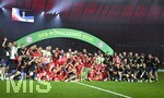 23.05.2026, Fussball DFB-Pokal 2025/2026, Finale, FC Bayern München - VfB Stuttgart, im Olympiastadion Berlin. DFB Pokalsieger 2026 Gruppenfoto.

