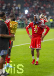 23.05.2026, Fussball DFB-Pokal 2025/2026, Finale, FC Bayern München - VfB Stuttgart, im Olympiastadion Berlin. FC Bayern feiert nach dem Sieg gegen Stuttgart bei ihren Fans den Pokalsieg.   re: Luis Diaz (FC Bayern München) mit Kopftuch.