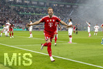 23.05.2026, Fussball DFB-Pokal 2025/2026, Finale, FC Bayern München - VfB Stuttgart, im Olympiastadion Berlin. Torjubel Harry Kane (FC Bayern München) zum 1:0.