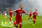 23.05.2026, Fussball DFB-Pokal 2025/2026, Finale, FC Bayern München - VfB Stuttgart, im Olympiastadion Berlin. Harry Kane (FC Bayern München) Torjubel zum 1:0