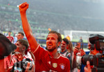 23.05.2026, Fussball DFB-Pokal 2025/2026, Finale, FC Bayern München - VfB Stuttgart, im Olympiastadion Berlin.  Torjubel Harry Kane (FC Bayern München) 