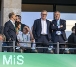 23.05.2026, Fussball DFB-Pokal 2025/2026, Finale, FC Bayern München - VfB Stuttgart, im Olympiastadion Berlin. Ehrentribüne, mit Rouven Kasper (VORSTAND MARKETING UND VERTRIEB, FC Bayern), Sportvorstand Max Eberl (Bayern München), Vorstandsvorsitzender Jan-Christian Dreesen (FC Bayern München), Präsident Herbert Hainer (FC Bayern).