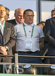 23.05.2026, Fussball DFB-Pokal 2025/2026, Finale, FC Bayern München - VfB Stuttgart, im Olympiastadion Berlin. Ehrentribüne, v.li: Ehren-Präsident Uli Hoeneß (FC Bayern München, Hoeness),  Sportvorstand Max Eberl (Bayern München), 