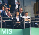 23.05.2026, Fussball DFB-Pokal 2025/2026, Finale, FC Bayern München - VfB Stuttgart, im Olympiastadion Berlin. Ehrentribüne, v.li: Ex-Vorstandsvorsitzender Karl-Heinz Rummenigge (FC Bayern München), Rouven Kasper (VORSTAND MARKETING UND VERTRIEB, FC Bayern), Ehren-Präsident Uli Hoeneß (FC Bayern München, Hoeness),  Sportvorstand Max Eberl (Bayern München), 