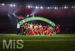 23.05.2026, Fussball DFB-Pokal 2025/2026, Finale, FC Bayern München - VfB Stuttgart, im Olympiastadion Berlin. Der FC Bayern München ist Pokalsieger 2026, Jubel bei dem gesamten Team bei der Siegerehrung,.