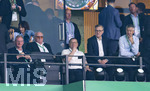 23.05.2026, Fussball DFB-Pokal 2025/2026, Finale, FC Bayern München - VfB Stuttgart, im Olympiastadion Berlin. Ehrentribüne, v.li:  Ehren-Präsident Uli Hoeneß (FC Bayern München, Hoeness),  Sportvorstand Max Eberl (Bayern München), Vorstandsvorsitzender Jan-Christian Dreesen (FC Bayern München), Präsident Herbert Hainer (FC Bayern), 