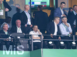 23.05.2026, Fussball DFB-Pokal 2025/2026, Finale, FC Bayern München - VfB Stuttgart, im Olympiastadion Berlin. Ehrentribüne, v.li:  Ehren-Präsident Uli Hoeneß (FC Bayern München, Hoeness),  Sportvorstand Max Eberl (Bayern München), Vorstandsvorsitzender Jan-Christian Dreesen (FC Bayern München), Präsident Herbert Hainer (FC Bayern), 