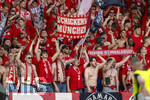 23.05.2026, Fussball DFB-Pokal 2025/2026, Finale, FC Bayern München - VfB Stuttgart, im Olympiastadion Berlin. Bayernfans in ihrer Kurve. 