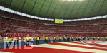 23.05.2026, Fussball DFB-Pokal 2025/2026, Finale, FC Bayern München - VfB Stuttgart, im Olympiastadion Berlin. Bayernfans in ihrer Kurve mit Protesten gegen den DFB und die DFL.  Große Rivalen sind sich einig, Fick Dich DFB!