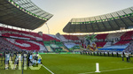 23.05.2026, Fussball DFB-Pokal 2025/2026, Finale, FC Bayern München - VfB Stuttgart, im Olympiastadion Berlin. Stuttgartfans in ihrer Kurve mit Choreografie, Affle und Pferdle, i glaub i seh scho dobblt