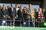 23.05.2026, Fussball DFB-Pokal 2025/2026, Finale, FC Bayern München - VfB Stuttgart, im Olympiastadion Berlin. Ehrentribüne, mit DFB-Praesident Bernd Neuendorf (Germany), Politiker Lars Klingbeil, Geschäftsführer Hans-Joachim Watzke (Borussia Dortmund), Markus Söder, Walter Mennekes (FC Bayern)
 
