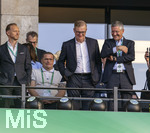23.05.2026, Fussball DFB-Pokal 2025/2026, Finale, FC Bayern München - VfB Stuttgart, im Olympiastadion Berlin. Ehrentribüne, mit Rouven Kasper (VORSTAND MARKETING UND VERTRIEB, FC Bayern), Sportvorstand Max Eberl (Bayern München), Vorstandsvorsitzender Jan-Christian Dreesen (FC Bayern München), DFB Präsident Bernd Neuendorf (Deutschland), 
  
