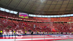 23.05.2026, Fussball DFB-Pokal 2025/2026, Finale, FC Bayern München - VfB Stuttgart, im Olympiastadion Berlin. Bayernfans in ihrer Kurve 