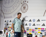 27.05.2026, Fussball DFB-Nationalmannschaft Deutschland, Trainingslager vor der WM, Auftakt-Pressekonferenz im Medienzentrum HALFTIME bei ADIDAS, in Herzogenaurach. Trainer Julian Nagelsmann (Deutschland) kommt zur PK
