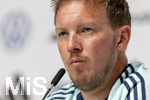 27.05.2026, Fussball DFB-Nationalmannschaft Deutschland, Trainingslager vor der WM, Auftakt-Pressekonferenz im Medienzentrum HALFTIME bei ADIDAS, in Herzogenaurach. Trainer Julian Nagelsmann (Deutschland)  