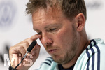 27.05.2026, Fussball DFB-Nationalmannschaft Deutschland, Trainingslager vor der WM, Auftakt-Pressekonferenz im Medienzentrum HALFTIME bei ADIDAS, in Herzogenaurach. Trainer Julian Nagelsmann (Deutschland)  