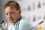 27.05.2026, Fussball DFB-Nationalmannschaft Deutschland, Trainingslager vor der WM, Auftakt-Pressekonferenz im Medienzentrum HALFTIME bei ADIDAS, in Herzogenaurach. Trainer Julian Nagelsmann (Deutschland) 