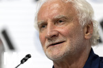 27.05.2026, Fussball DFB-Nationalmannschaft Deutschland, Trainingslager vor der WM, Auftakt-Pressekonferenz im Medienzentrum HALFTIME bei ADIDAS, in Herzogenaurach. Sportdirektor Rudi Völler (Deutschland) 