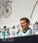 27.05.2026, Fussball DFB-Nationalmannschaft Deutschland, Trainingslager vor der WM, Auftakt-Pressekonferenz im Medienzentrum HALFTIME bei ADIDAS, in Herzogenaurach. Bundestrainer Julian Nagelsmann (Deutschland) 