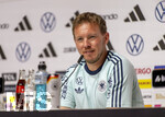 27.05.2026, Fussball DFB-Nationalmannschaft Deutschland, Trainingslager vor der WM, Auftakt-Pressekonferenz im Medienzentrum HALFTIME bei ADIDAS, in Herzogenaurach. Bundestrainer Julian Nagelsmann (Deutschland) 
