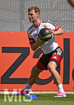 28.05.2026, Fussball DFB-Nationalmannschaft Deutschland, Trainingslager vor der WM in Herzogenaurach, im Homeground bei ADIDAS. Erste Trainingseinheit auf dem Adidas-Sportplatz, Joshua Kimmich (Deutschland) mit Ball.