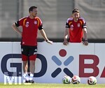 28.05.2026, Fussball DFB-Nationalmannschaft Deutschland, Trainingslager vor der WM in Herzogenaurach, im Homeground bei ADIDAS. Erste Trainingseinheit auf dem Adidas-Sportplatz, 
