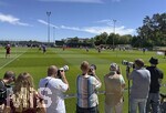 28.05.2026, Fussball DFB-Nationalmannschaft Deutschland, Trainingslager vor der WM in Herzogenaurach, im Homeground bei ADIDAS. Erste Trainingseinheit auf dem Adidas-Sportplatz, Die Fotografen fangen das Geschehen ein. Und auch Fernsehteams