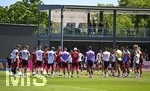 28.05.2026, Fussball DFB-Nationalmannschaft Deutschland, Trainingslager vor der WM in Herzogenaurach, im Homeground bei ADIDAS. Erste Trainingseinheit auf dem Adidas-Sportplatz, Trainer Julian Nagelsmann (Deutschland) vesammlt seine Spieler um sich