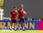 28.05.2026, Fussball DFB-Nationalmannschaft Deutschland, Trainingslager vor der WM in Herzogenaurach, im Homeground bei ADIDAS. Erste Trainingseinheit auf dem Adidas-Sportplatz, Bundestrainer Julian Nagelsmann (Deutschland) nachdenklich 