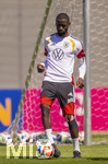28.05.2026, Fussball DFB-Nationalmannschaft Deutschland, Trainingslager vor der WM in Herzogenaurach, im Homeground bei ADIDAS. Erste Trainingseinheit auf dem Adidas-Sportplatz, Antonio Rüdiger (Deutschland) am Ball 