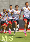 28.05.2026, Fussball DFB-Nationalmannschaft Deutschland, Trainingslager vor der WM in Herzogenaurach, im Homeground bei ADIDAS. Erste Trainingseinheit auf dem Adidas-Sportplatz, Angelo Stiller (Deutschland) 