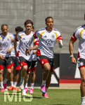 28.05.2026, Fussball DFB-Nationalmannschaft Deutschland, Trainingslager vor der WM in Herzogenaurach, im Homeground bei ADIDAS. Erste Trainingseinheit auf dem Adidas-Sportplatz, Jamie Leweling (Deutschland) 