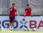 28.05.2026, Fussball DFB-Nationalmannschaft Deutschland, Trainingslager vor der WM in Herzogenaurach, im Homeground bei ADIDAS. Erste Trainingseinheit auf dem Adidas-Sportplatz, v.re: Co-Trainer Benjamin Hübner (Deutschland) und Bundestrainer Julian Nagelsmann (Deutschland) 
