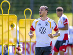 28.05.2026, Fussball DFB-Nationalmannschaft Deutschland, Trainingslager vor der WM in Herzogenaurach, im Homeground bei ADIDAS. Erste Trainingseinheit auf dem Adidas-Sportplatz, Leroy Sane (Deutschland) 