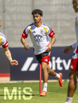 28.05.2026, Fussball DFB-Nationalmannschaft Deutschland, Trainingslager vor der WM in Herzogenaurach, im Homeground bei ADIDAS. Erste Trainingseinheit auf dem Adidas-Sportplatz, Nathaniel Brown (Deutschland) 