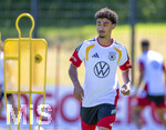 28.05.2026, Fussball DFB-Nationalmannschaft Deutschland, Trainingslager vor der WM in Herzogenaurach, im Homeground bei ADIDAS. Erste Trainingseinheit auf dem Adidas-Sportplatz, Nathaniel Brown (Deutschland) 