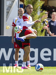 28.05.2026, Fussball DFB-Nationalmannschaft Deutschland, Trainingslager vor der WM in Herzogenaurach, im Homeground bei ADIDAS. Erste Trainingseinheit auf dem Adidas-Sportplatz, Waldemar Anton (Deutschland) und Jamie Leweling (Deutschland) 