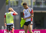 28.05.2026, Fussball DFB-Nationalmannschaft Deutschland, Trainingslager vor der WM in Herzogenaurach, im Homeground bei ADIDAS. Erste Trainingseinheit auf dem Adidas-Sportplatz, Felix Nmecha (Deutschland) nachdenklich 