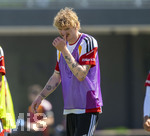 28.05.2026, Fussball DFB-Nationalmannschaft Deutschland, Trainingslager vor der WM in Herzogenaurach, im Homeground bei ADIDAS. Erste Trainingseinheit auf dem Adidas-Sportplatz, Nick Woltemade (Deutschland) nachdenklich 