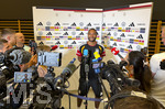28.05.2026, Fussball DFB-Nationalmannschaft Deutschland, Trainingslager vor der WM in Herzogenaurach, im Homeground bei ADIDAS. Medienrunde nach dem Training mit einigen Spielern der Nationalmannschaft und der anwesenden Presse. Jonathan Tah (Deutschland)  