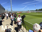 28.05.2026, Fussball DFB-Nationalmannschaft Deutschland, Trainingslager vor der WM in Herzogenaurach, im Homeground bei ADIDAS. Erste Trainingseinheit auf dem Adidas-Sportplatz,  Offen nur für Medien und Journalisten