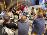 28.05.2026, Fussball DFB-Nationalmannschaft Deutschland, Trainingslager vor der WM in Herzogenaurach, im Homeground bei ADIDAS. Medienrunde nach dem Training mit einigen Spielern der Nationalmannschaft und der anwesenden Presse. li: Nathaniel Brown (Deutschland) 