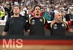 31.05.2026, Fussball Freundschafts-Länderspiele 3.Spieltag, Deutschland - Finnland, in der Mewa-Arena Mainz, v.l. Trainer Julian Nagelsmann (Deutschland) , Co-Trainer Benjamin Hübner (Deutschland) und  Co-Trainer Alfred Schreuder (Deutschland) , 