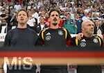 31.05.2026, Fussball Freundschafts-Länderspiele 3.Spieltag, Deutschland - Finnland, in der Mewa-Arena Mainz, v.l. Trainer Julian Nagelsmann (Deutschland) , Co-Trainer Benjamin Hübner (Deutschland) und  Co-Trainer Alfred Schreuder (Deutschland) , 