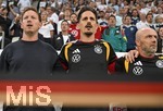 31.05.2026, Fussball Freundschafts-Länderspiele 3.Spieltag, Deutschland - Finnland, in der Mewa-Arena Mainz, v.l. Trainer Julian Nagelsmann (Deutschland) , Co-Trainer Benjamin Hübner (Deutschland)  Co-Trainer Alfred Schreuder (Deutschland) 