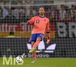31.05.2026, Fussball Freundschafts-Länderspiele 3.Spieltag, Deutschland - Finnland, in der Mewa-Arena Mainz, Torwart Oliver Baumann (Deutschland) am Ball.